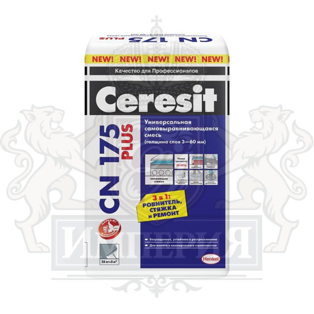 Смесь самовыравнивающаяся Ceresit CN 175 Plus