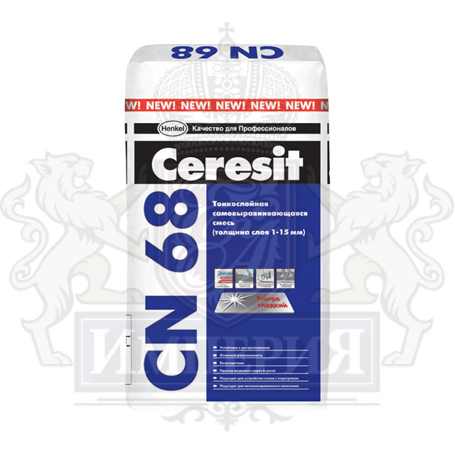 Смесь самовыравнивающаяся Ceresit CN 68