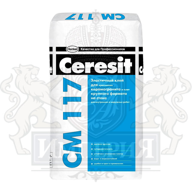 Клей для плитки эластичный универсальный Ceresit СМ 117